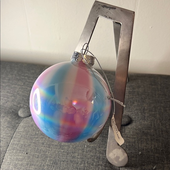 Holiday Lane Iridescent Ornament with Pink and Blue Hues - Picture 1 of 5